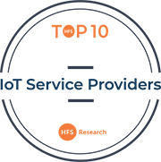 Infosys IoT在最初的HFS中全球排名第4位，第一个HFS十大物联网服务提供商2019年评估