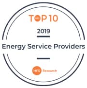 Infosys在2019年HFS排名前10的能源服务提供商中排名第二